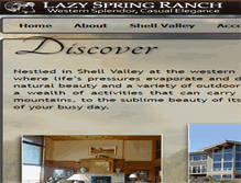 Tablet Screenshot of lazyspringranch.com
